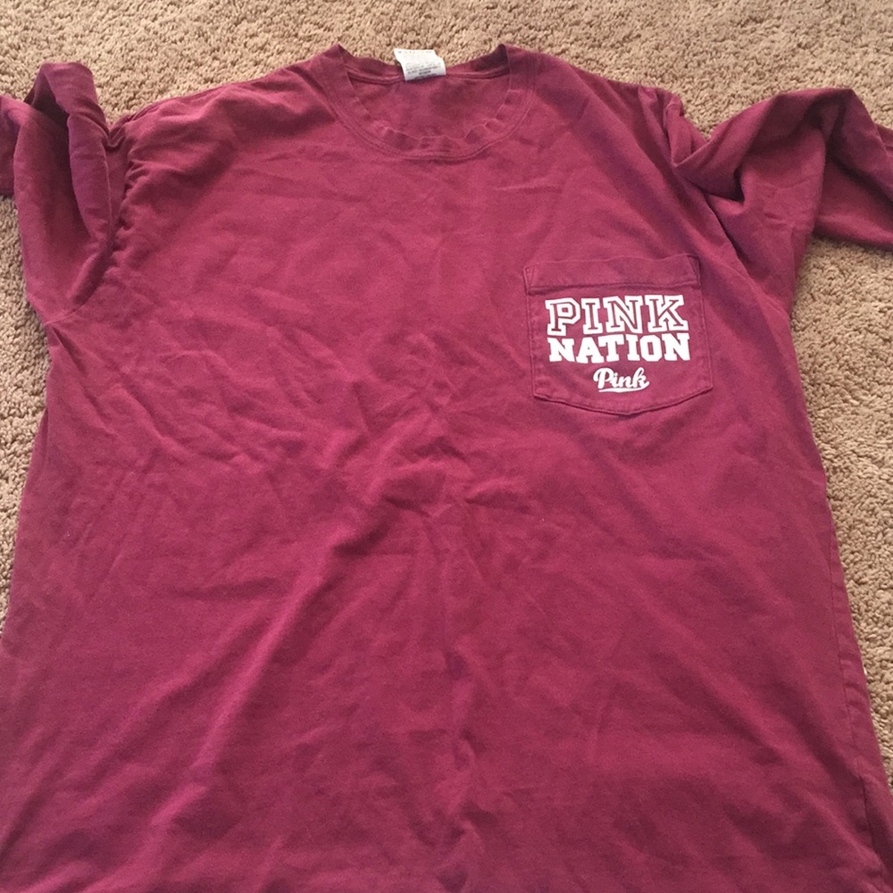 Pink Victoria secret long sleeve shirt